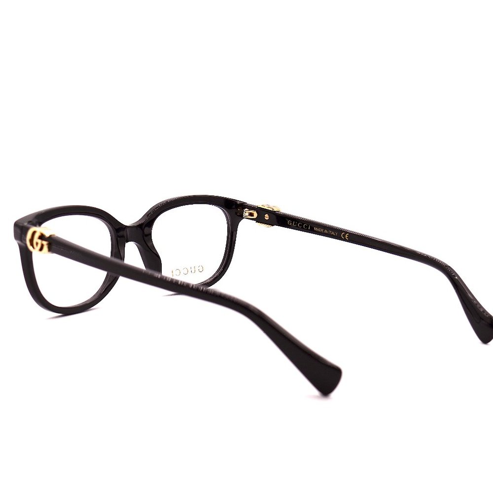 NEW GUCCI GG1075O 001 BLACK AUTHENTIC EYEGLASSES FRAME RX 48-19 - Picture 6 of 12